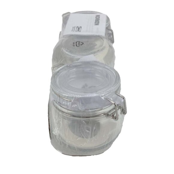 IKEA | Korken Air-Tight Food Jars | Sealable Lid | Multi-Purpose | 3 Pack **NEW - Picture 2 of 4